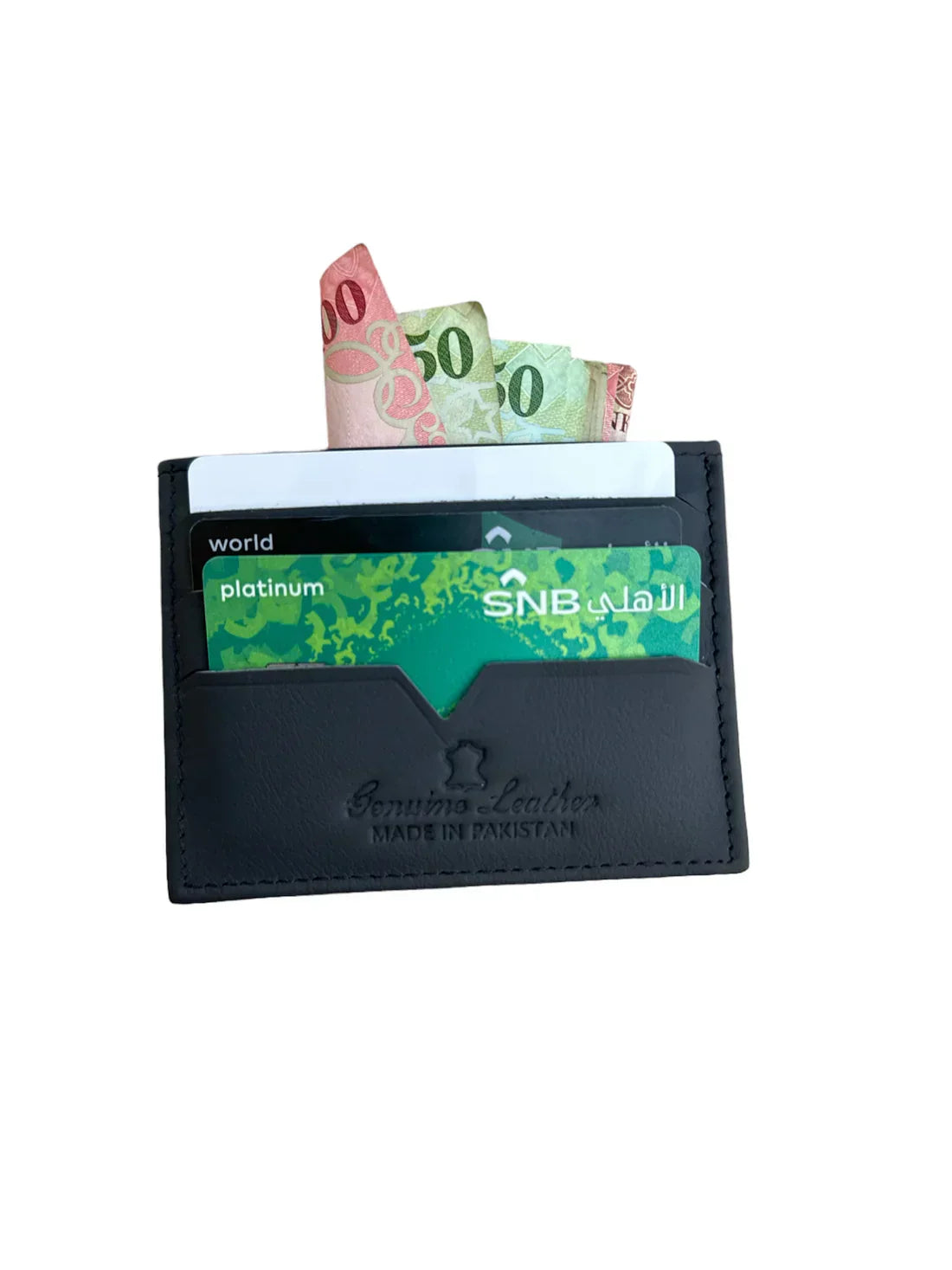 SlimFit Genuine Card Holder