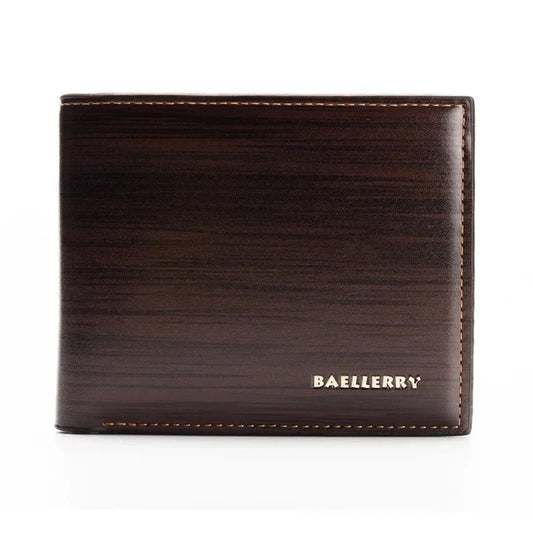 Gentlemen Luxury Wood Grain Smart Wallet