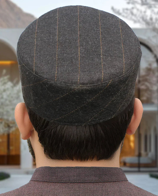 Premium Wool Prayer Cap – Handcrafted for Elegance CW-003