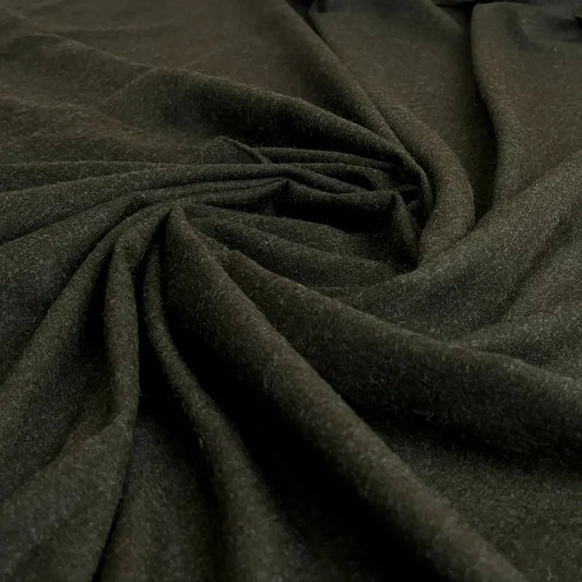 Premium Blended Wool Fabric-Olive